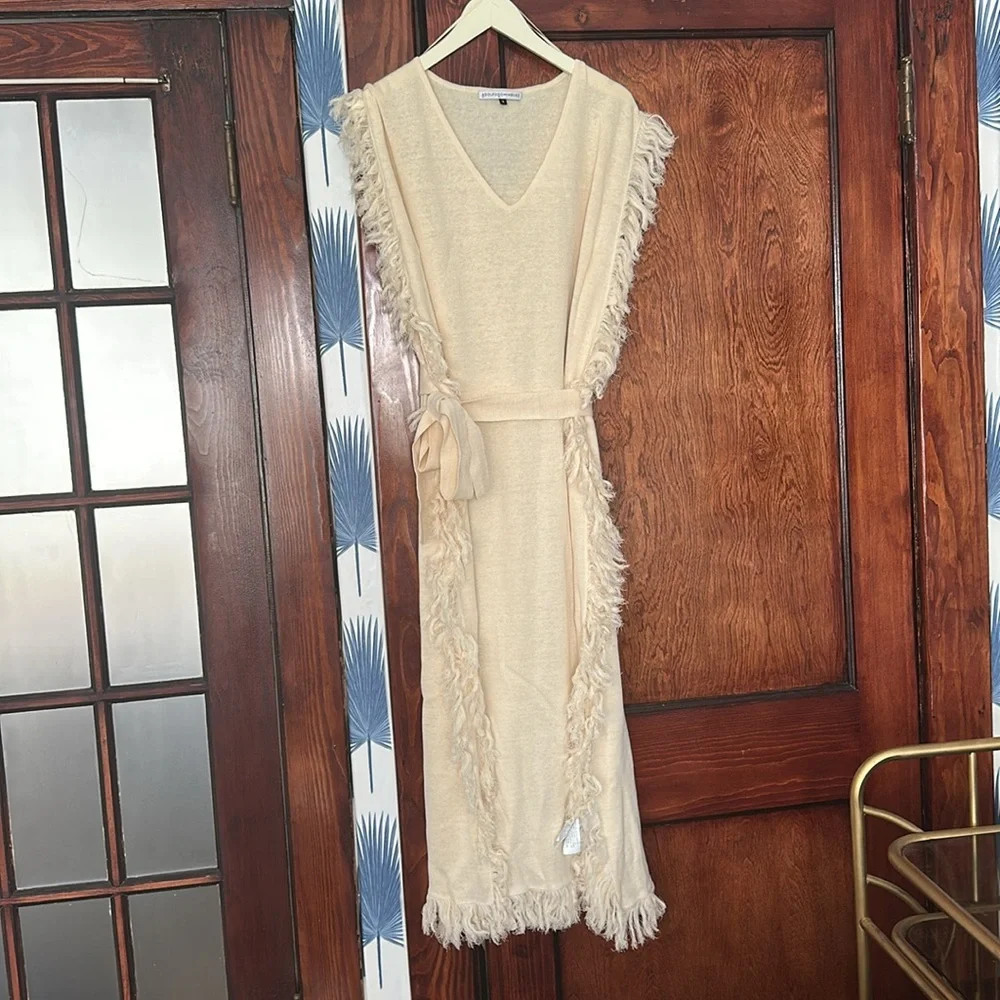 Adolfo Dominguez linen fringe dress - Picture 5 of 7